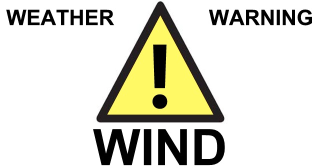 Yellow Weather Warning for Wind across South West from 